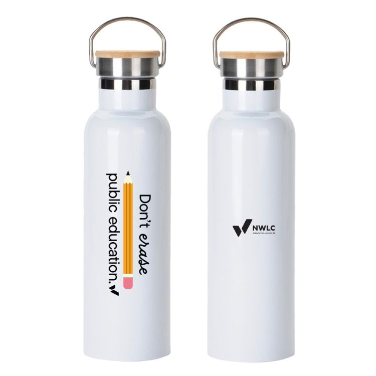 Don't Erase Public Education Water Bottle